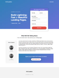 Demo Webinar Landing Page